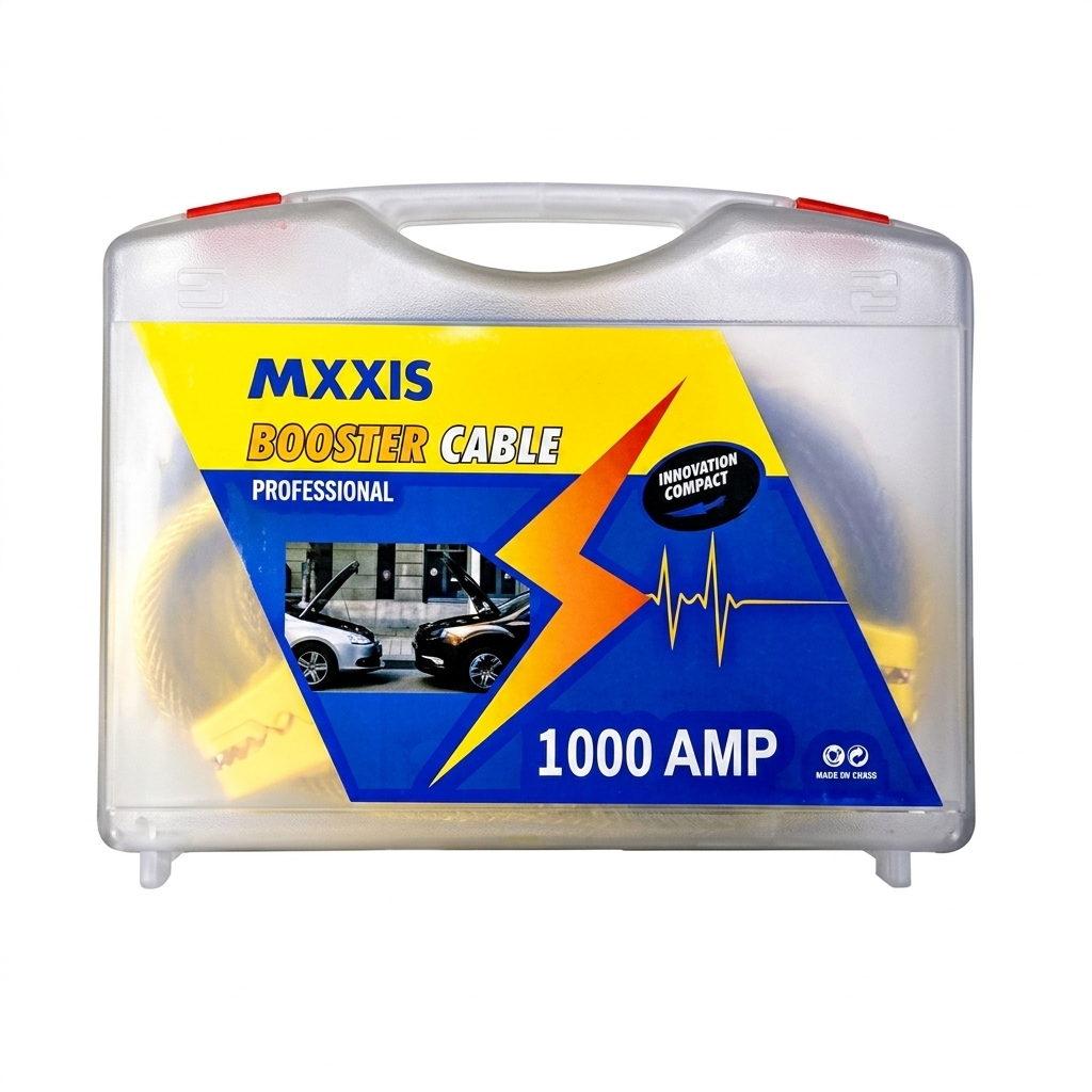 MAXXIS HEAVY DUTY CAR BOOSTER CABLE JUMPER START WIRES – 1000AMP - 19ft