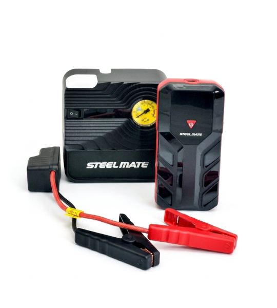 ORIGINAL STEELMATE JUMP STARTER - AIR COMPRESSOR  KIT FOR ALL VEHICALS ST-ERP02