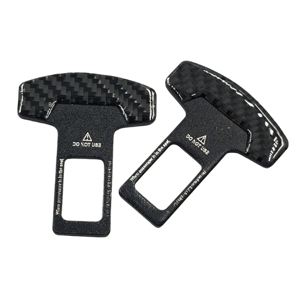 CARBON FIBER SEATBELT CLIP (1 PIECE)
