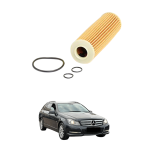 MERCEDES C180 2012 OIL FILTER