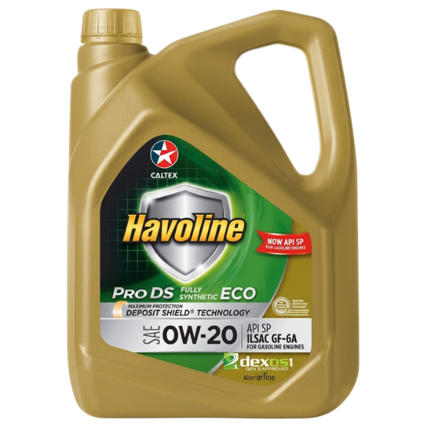 CALTEX HAVOLINE 0W-20 FULLY SYN SQ